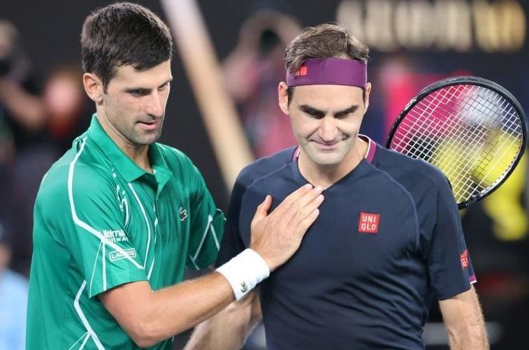 Roger Federer (right) was beaten by Novak Djokovic in the Australian Open semi-finals this year - Avaz
