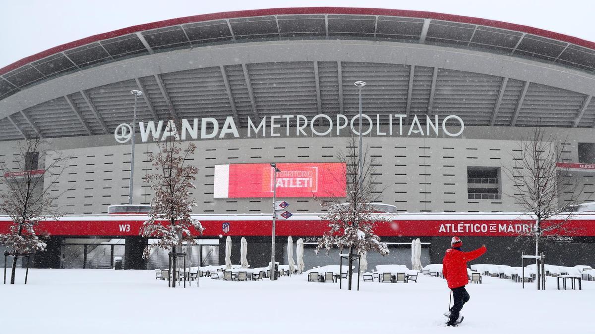 Zbog snijega odgođena utakmica Atletiko Madrid - Atletik Bilbao