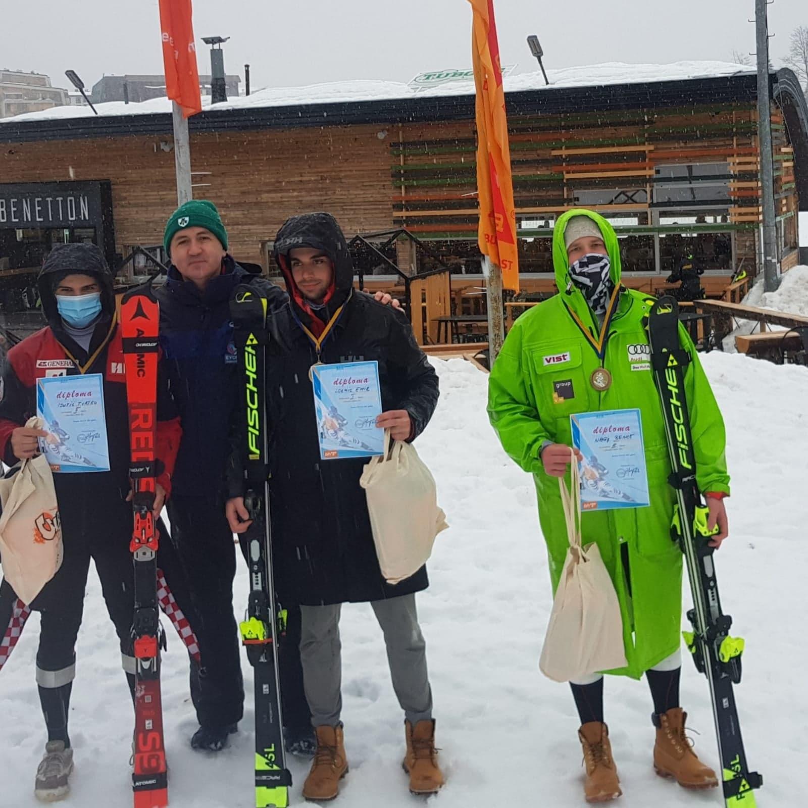 Tri najbrža skijaša u slalomu - Avaz