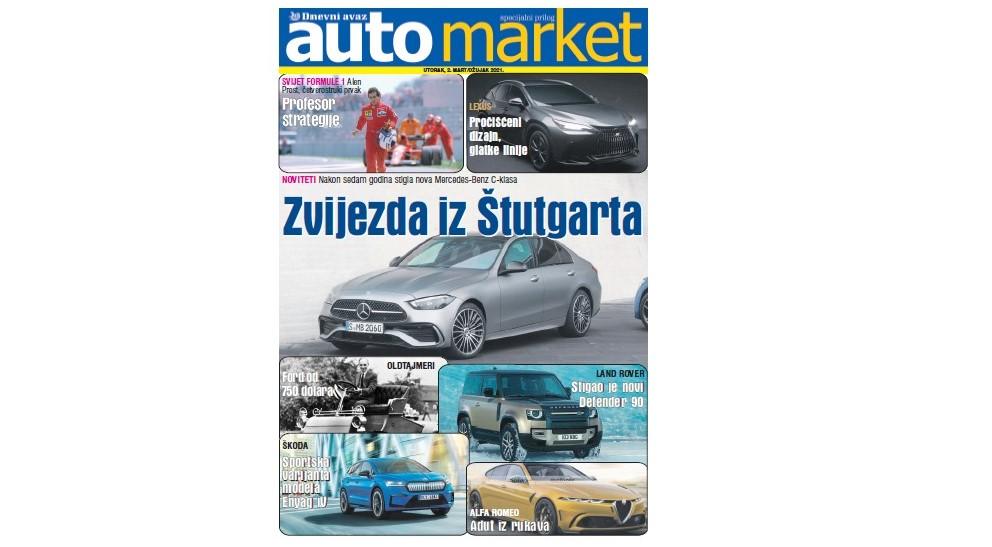 Poklon prilog našim čitaocima u utorak: Automarket / Predstavljena nova Mercedesova C-klasa