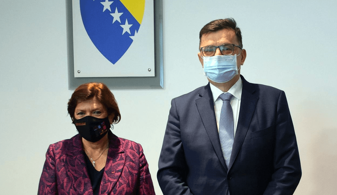 Tegeltija sa ambasadoricom Francuske: BiH zaslužuje status kandidata za članstvo u EU