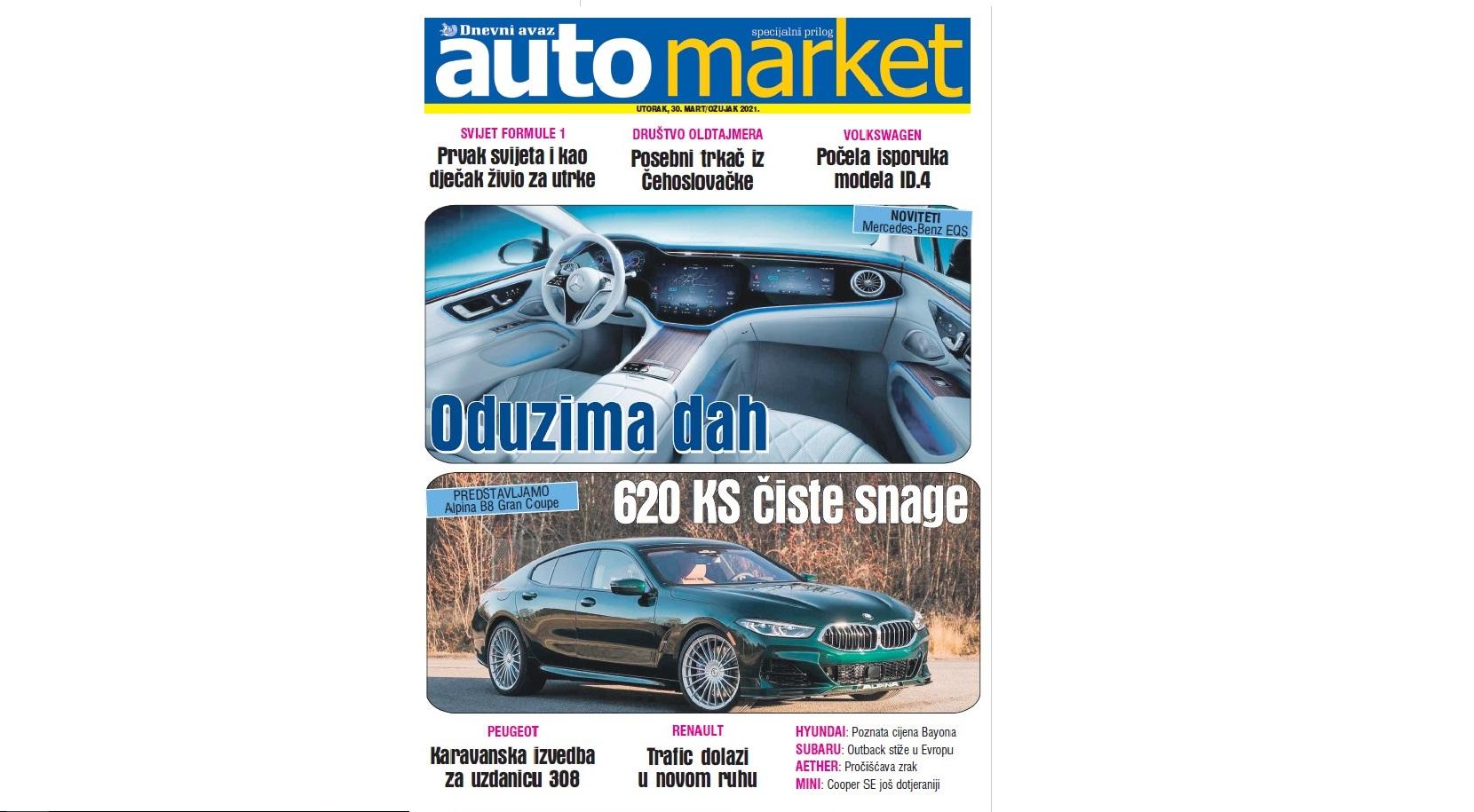Poklon prilog našim čitaocima u utorak: Automarket / Mercedesova nova unutrašnjost oduzima dah