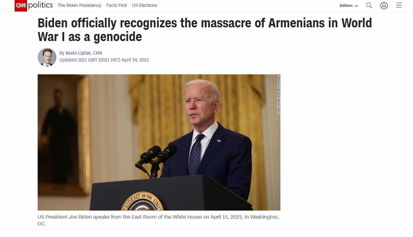 Bajden masakr nad Armenima u toku Prvog svjetskog rata nazvao genocidom - Avaz