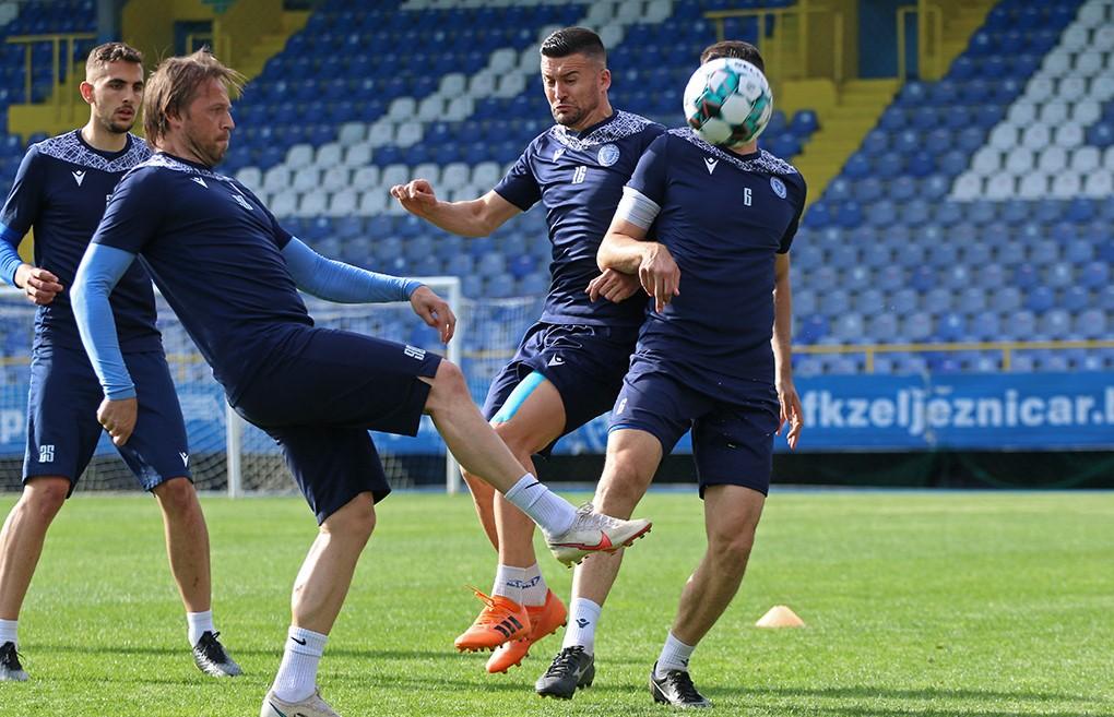 Fudbaleri Željezničara obavili posljednji trening pred derbi na Koševu