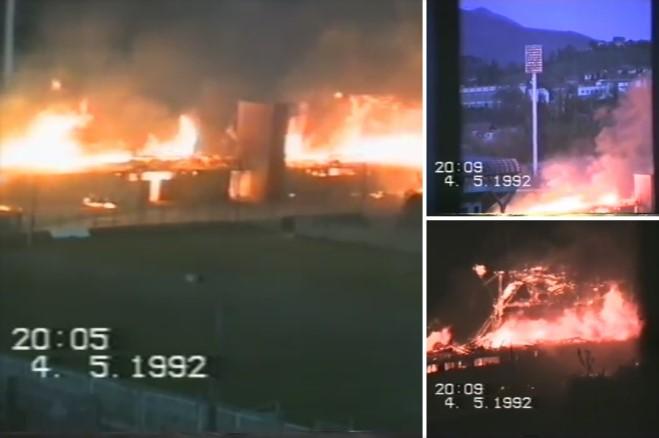 Na današnji dan prije 29 godina zapaljen je stadion Grbavica