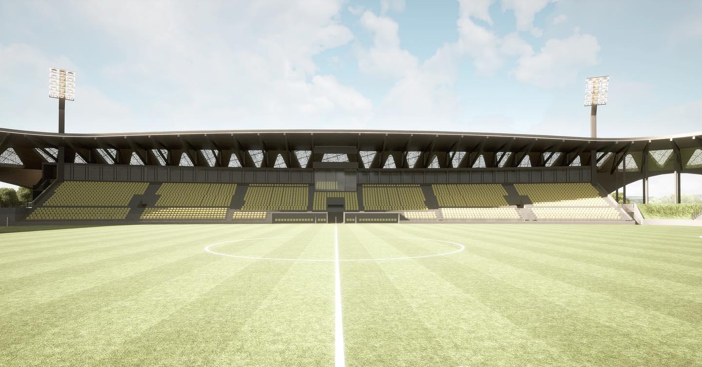 Izgled budućeg stadiona - Avaz