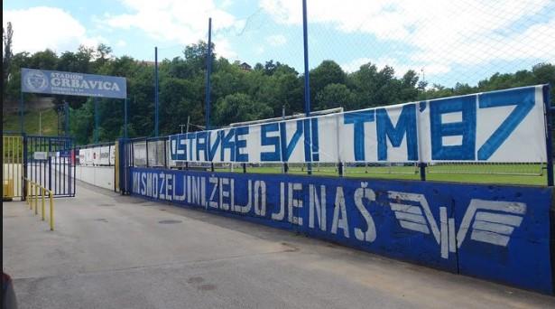 Parola na ulazu u stadion Grbavica - Avaz