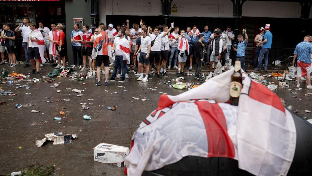 Englezi su napravili haos ispred stadiona - Avaz