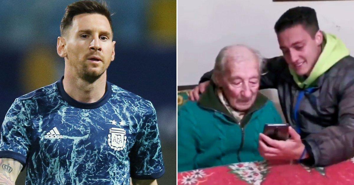 Stogodišnji Argentinac dokumentuje svaki Mesijev gol, zaplakao kada mu se ovaj javio