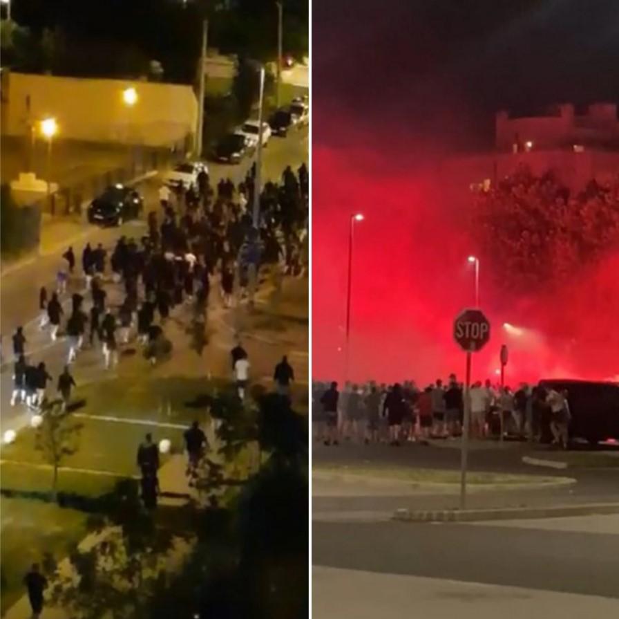 Haos na ulicama Zagreba, masovna tučnjava navijača Dinama i Legije: U nekoliko sekundi izbio je Armagedon
