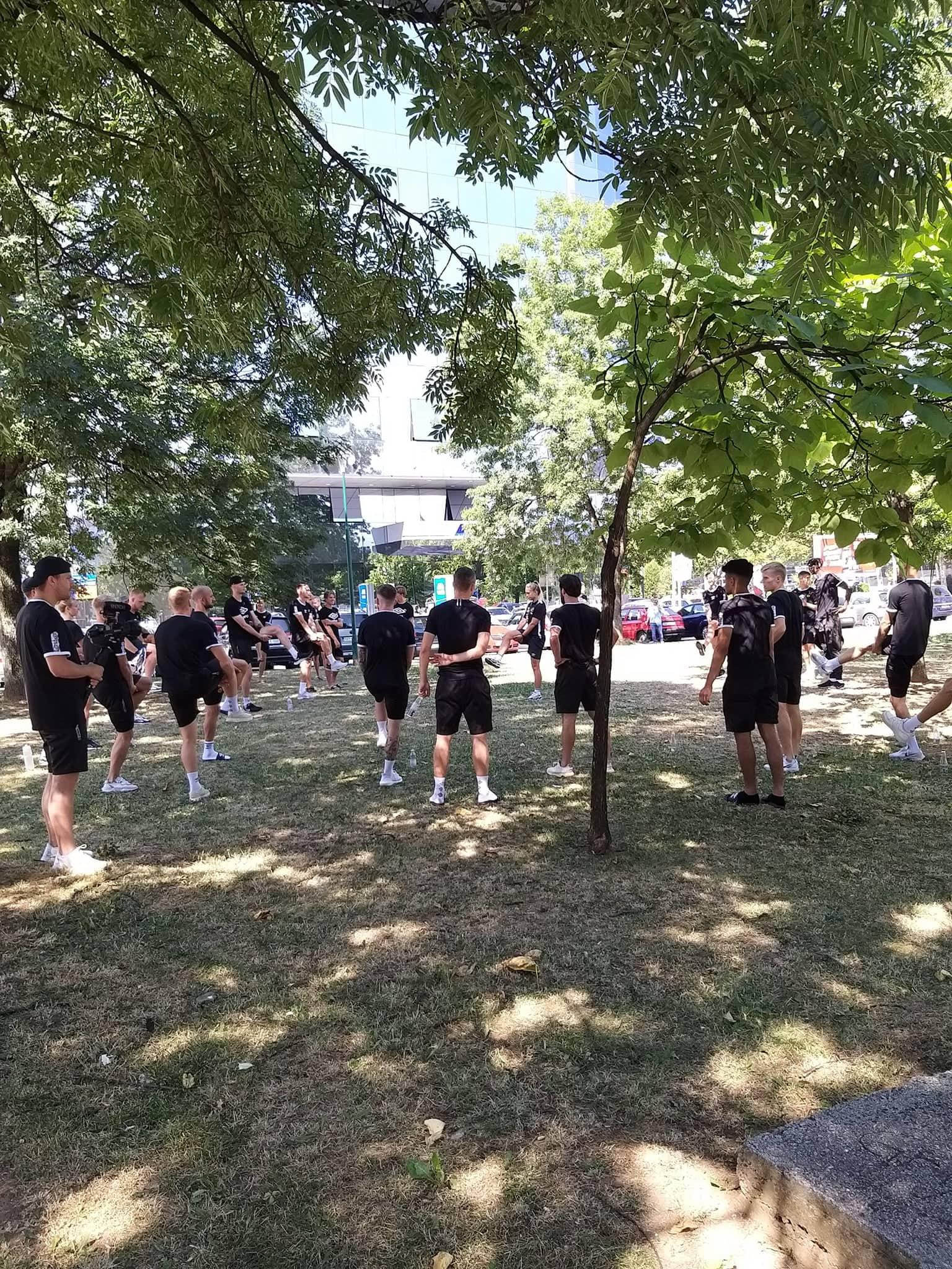 Džoging kroz Alipašino Polje: Igrači Elfsborga za trening izabrali zanimljivu lokaciju