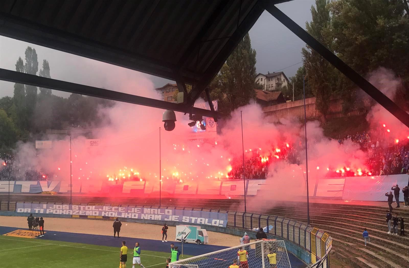 "Manijaci" su napravili odličnu atmosferu u derbiju protiv Veleža - Avaz
