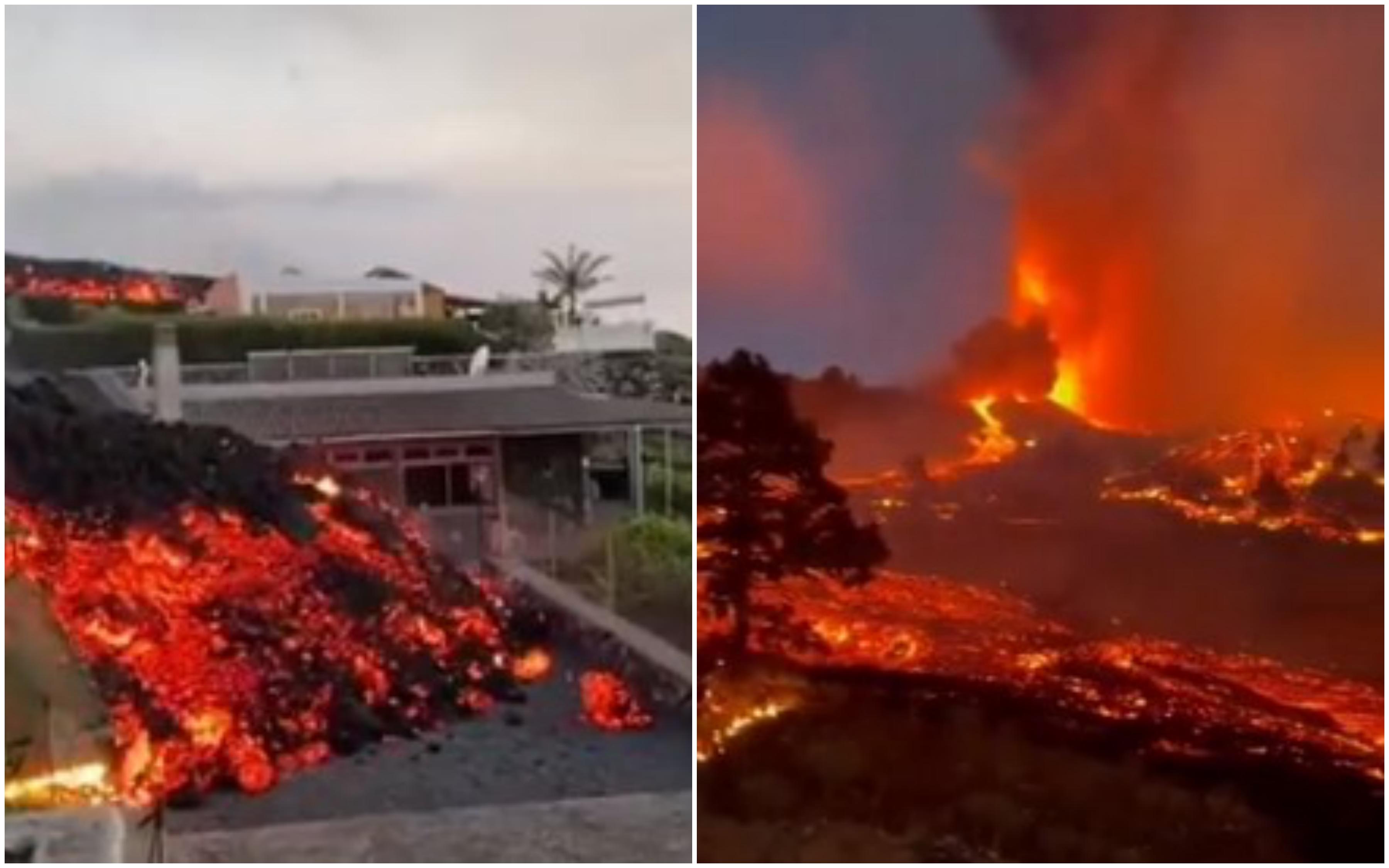 Vulkanska lava progutala kuće na Kanarskim otocima