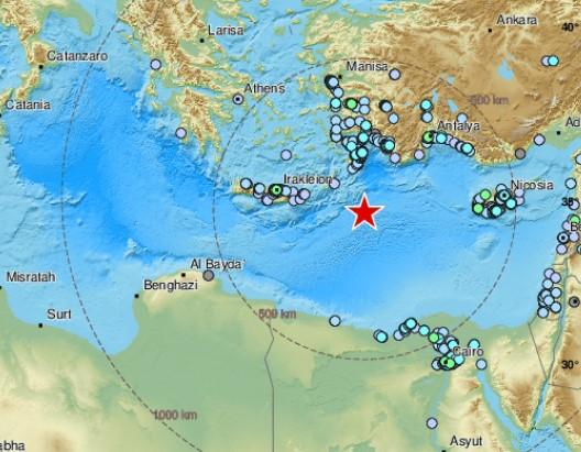 Epicentar potresa bio je u istočnom Mediteranu - Avaz