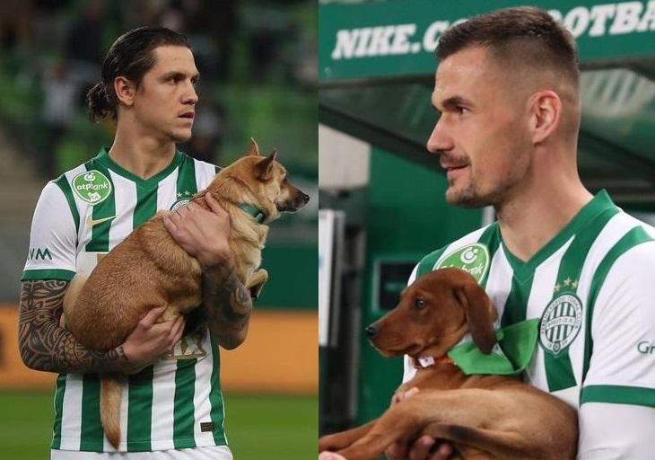 Sjajna gesta: Bešić, Kovačević i Ćivić na utakmicu izašli sa psima u naručju