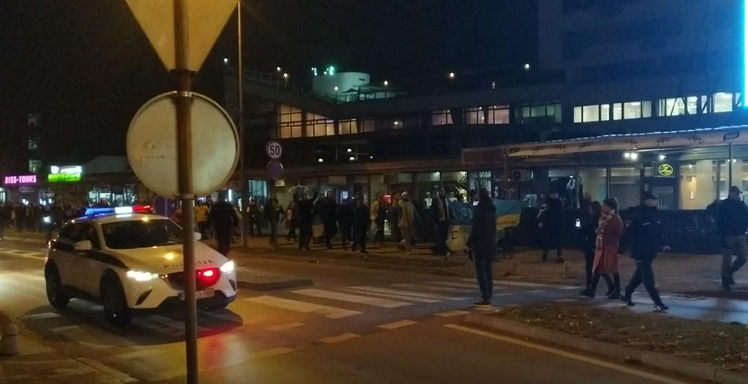 Navijači Ukrajine stigli u Zenicu: Žele pobjedu protiv BiH