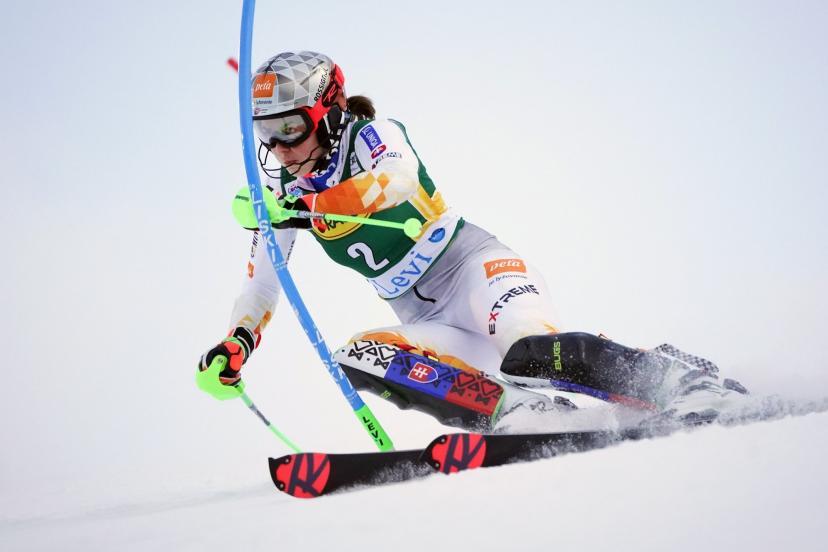 Vlhova najbrža u prvoj vožnji slaloma u Leviju