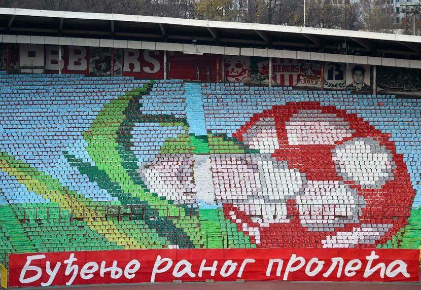 Igrače Crvene zvezde će na beogradskom stadionu dočekati poseban dekor