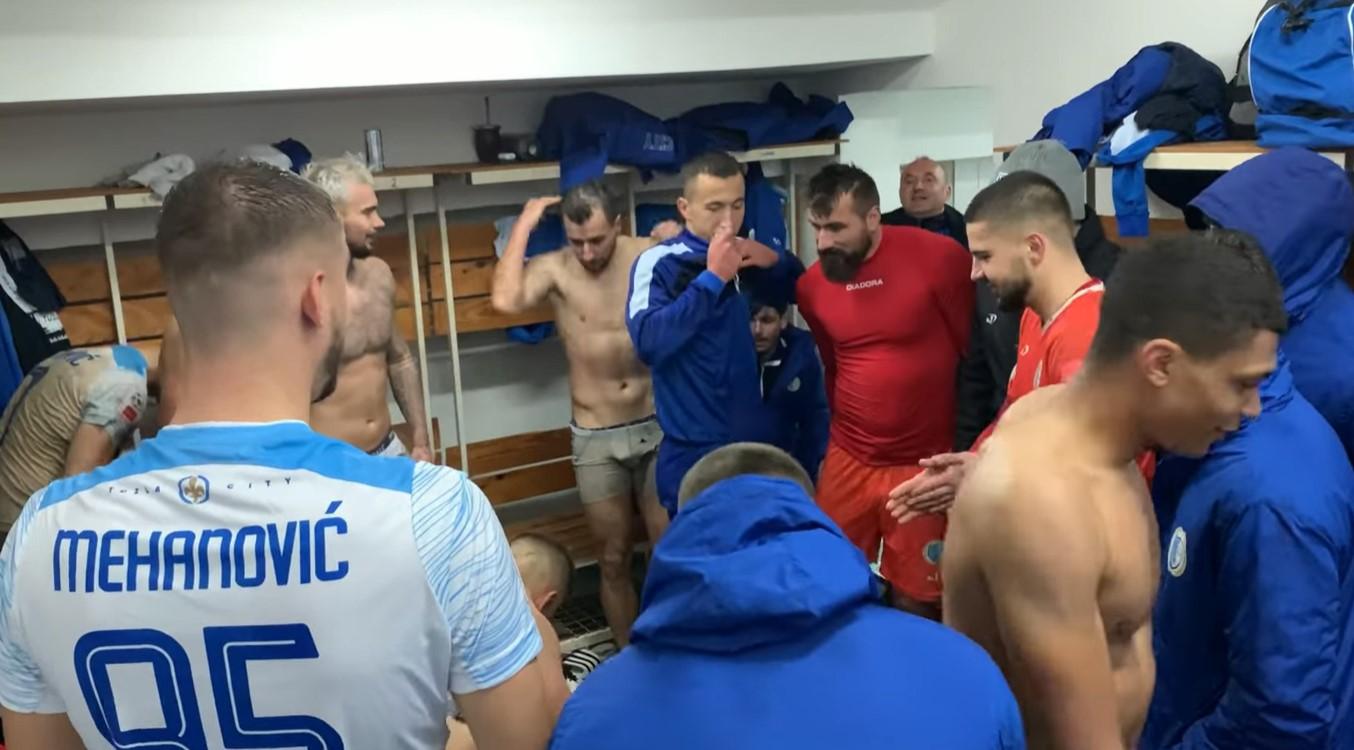Sinanov hit: Pogledajte slavlje fudbalera Tuzla Cityja nakon pobjede u Prijedoru, "Bože, kako godine lete..."