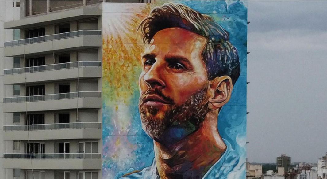 Mural je dio šireg projekta pod nazivom "Common Messi" - Avaz