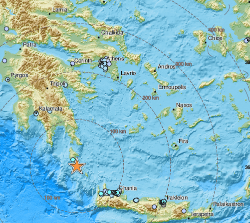 Jak zemljotres pogodio Grčku: Osjetio se sve od Atine do Krita
