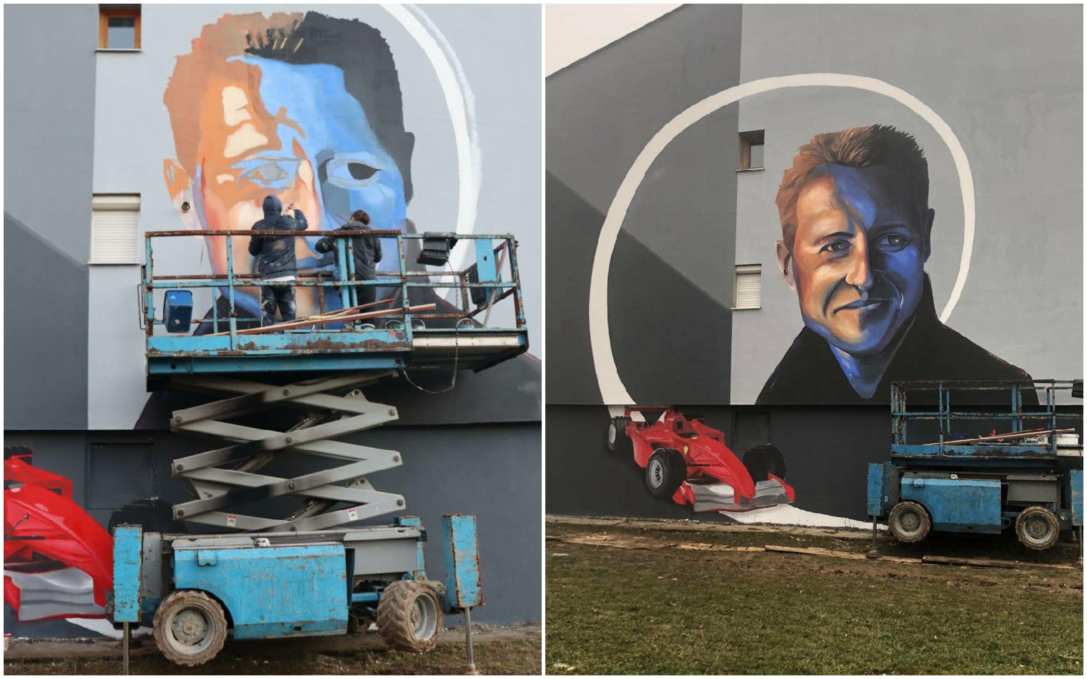 Sarajlije nisu zaboravile njegovo dobročinstvo: Skoro završen mural Mihaela Šumahera, evo kako izgleda