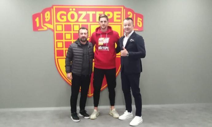 Aktug Sohmaz (sportski direktor Goztepea), Pirić i menadžer Admir Husarić - Avaz