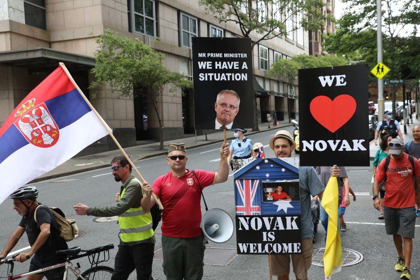 Novakovi fanovi na ulicama Melburna - Avaz