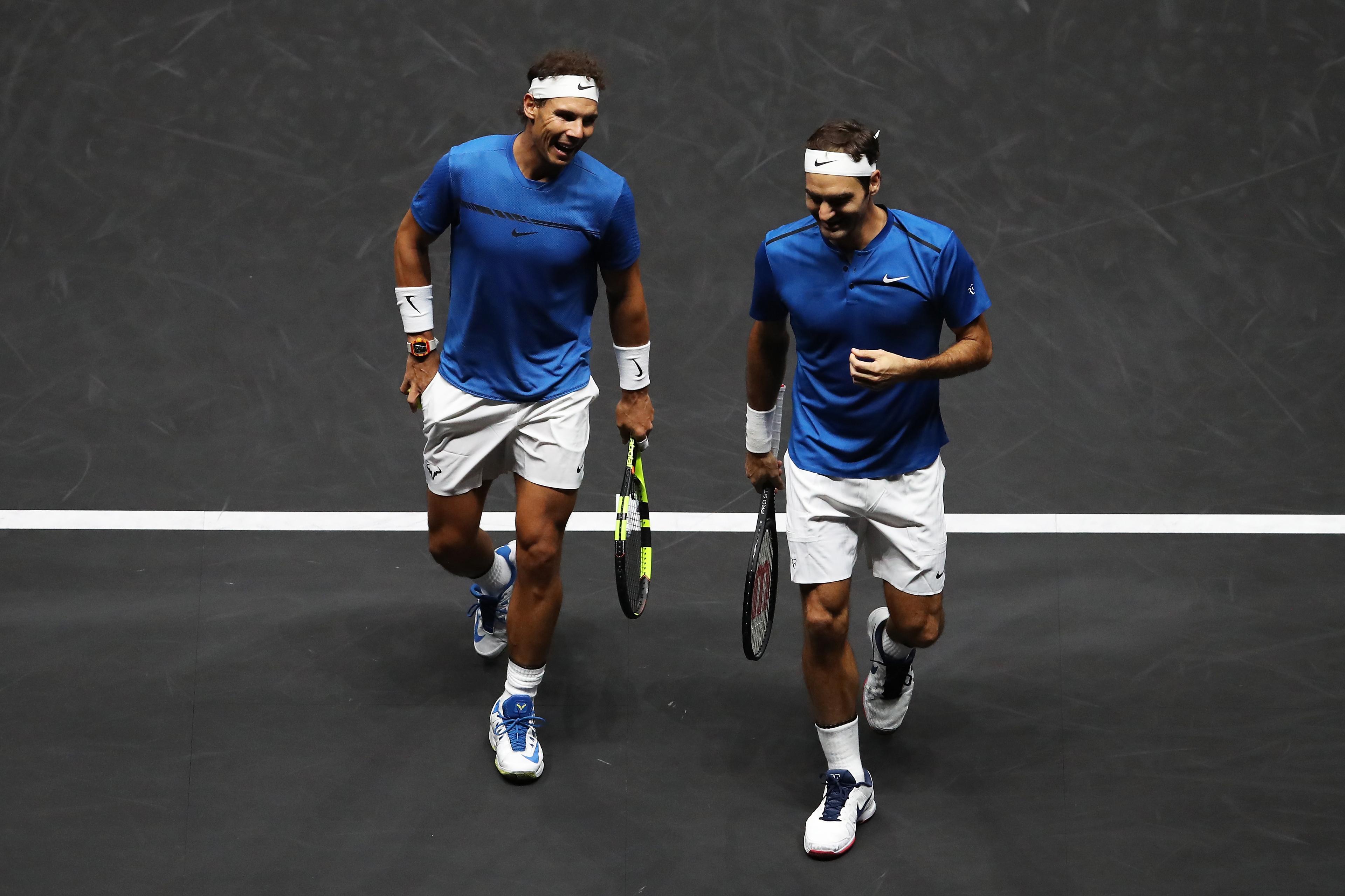 Nadal i Federer nastupaju u dublu na Lejver kupu