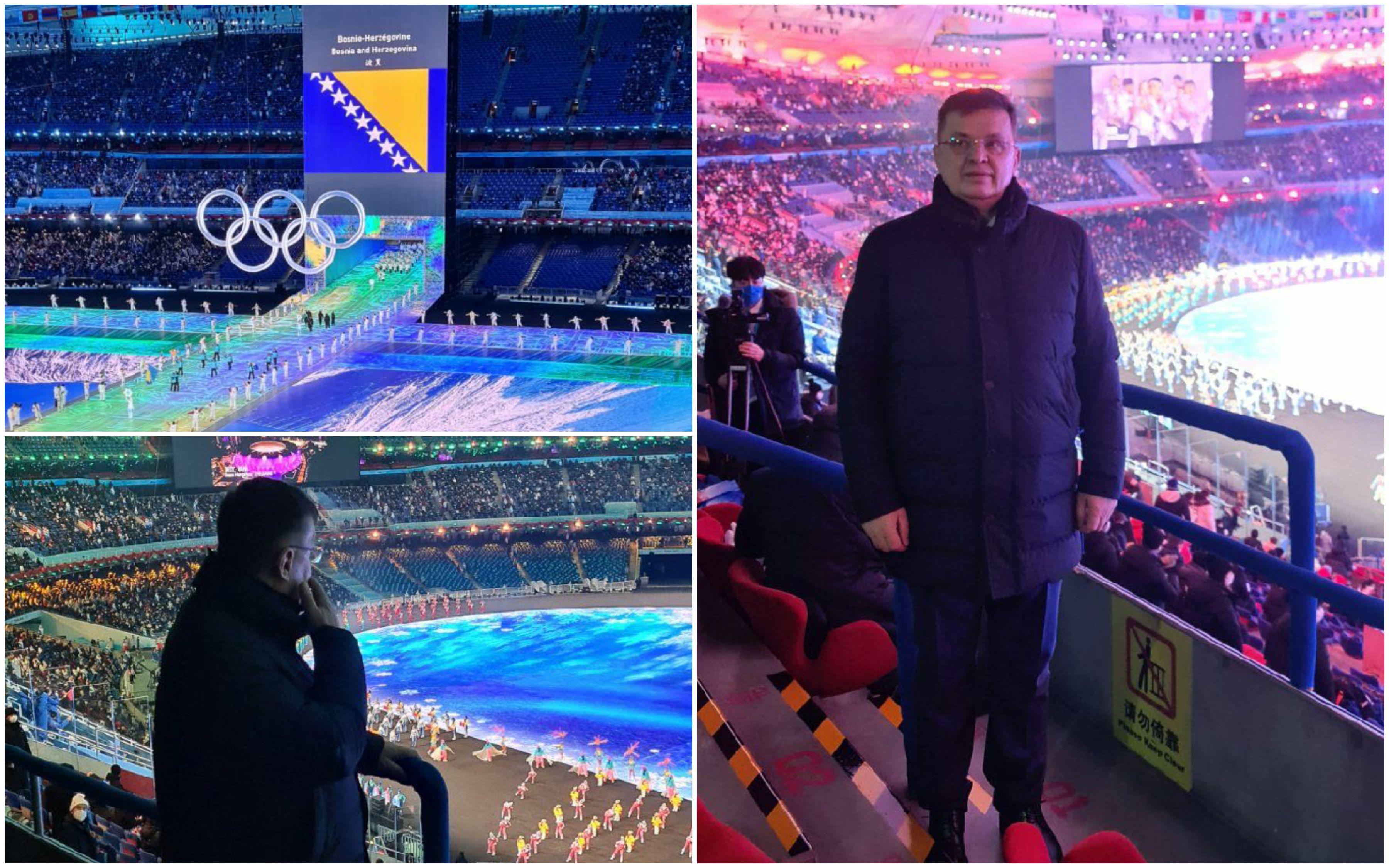 Zoran Tegeltija u Pekingu na otvaranju Zimskih olimpijskih igara