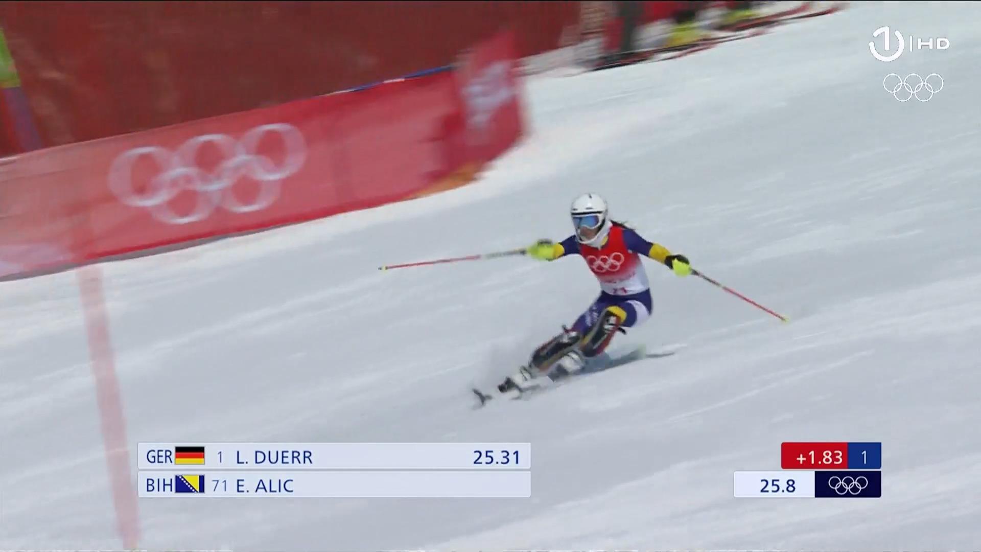 Bh. skijašica Esma Alić završila prvu vožnju u slalomu