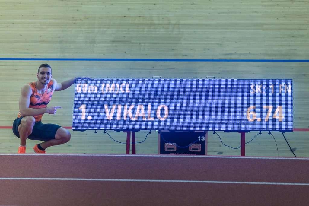 Vikalo postavio državni seniorski rekord na 60 metara u dvorani