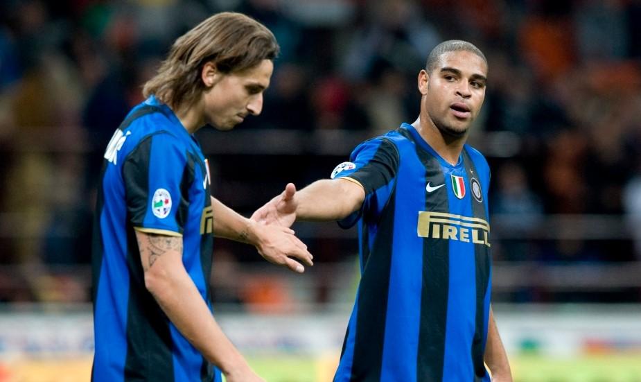 Zlatan i Adriano iz vremena igranja za Inter - Avaz