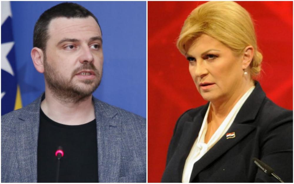 Saša Magazinović i Kolinda Grabar Kitarović - Avaz