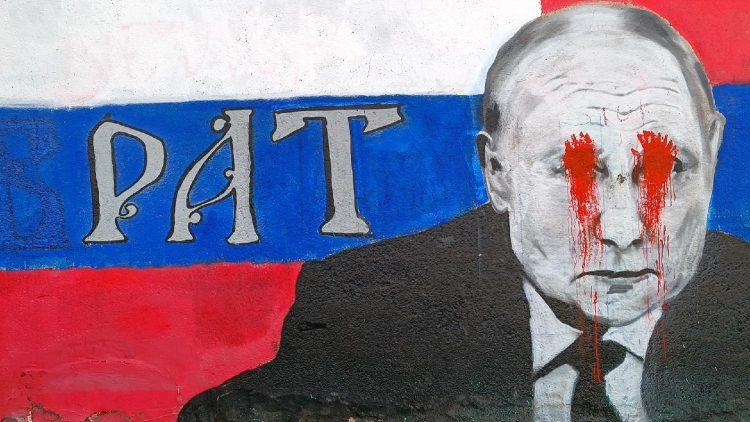 U Beogradu išaran mural sa likom Vladimira Putina