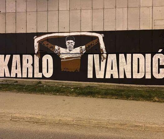 Navijači Sarajeva muralom odali počast Karlu Ivandiću