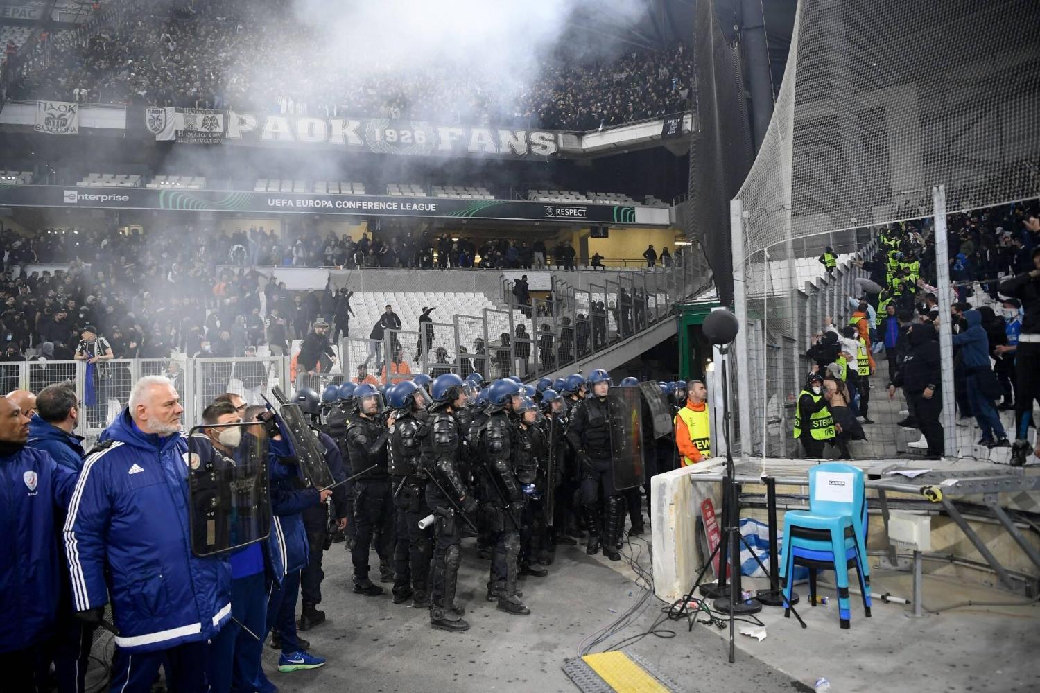UEFA kaznila Marsej zbog navijačkih nereda