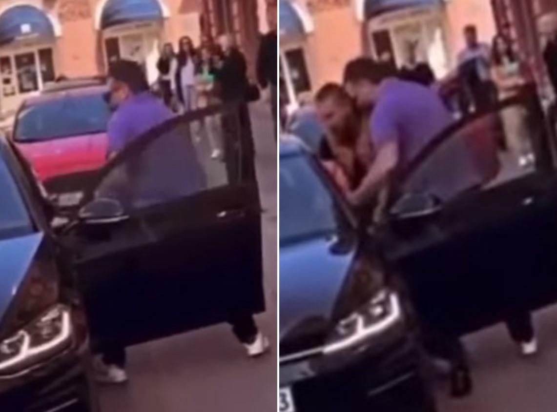 Video / Makljaža u centru Sarajeva: Pokušao momka izvući iz automobila