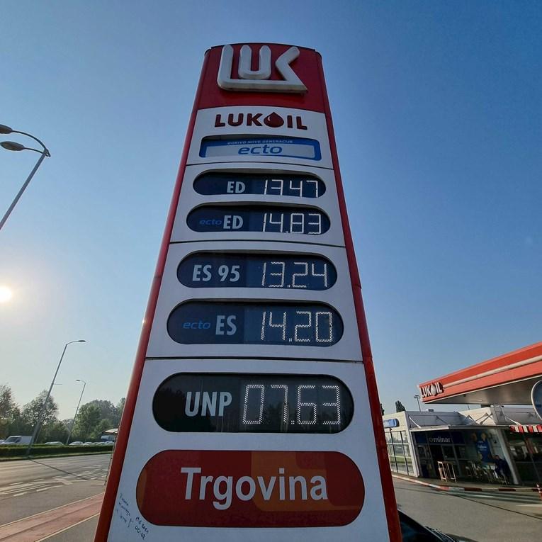 Cijene na jednoj od pumpi u Hrvatskoj - Avaz