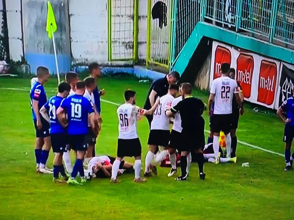 Dva igrača Sarajeva pogođena u glavu - Avaz