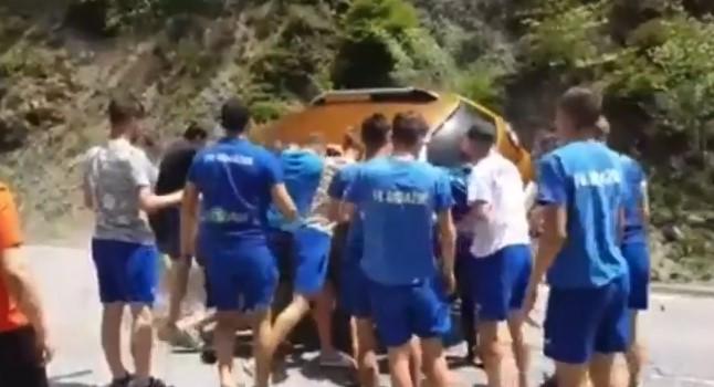 Nakon nesreće na Rogoju nogometaši "Goražda" pritekli djevojci u pomoć