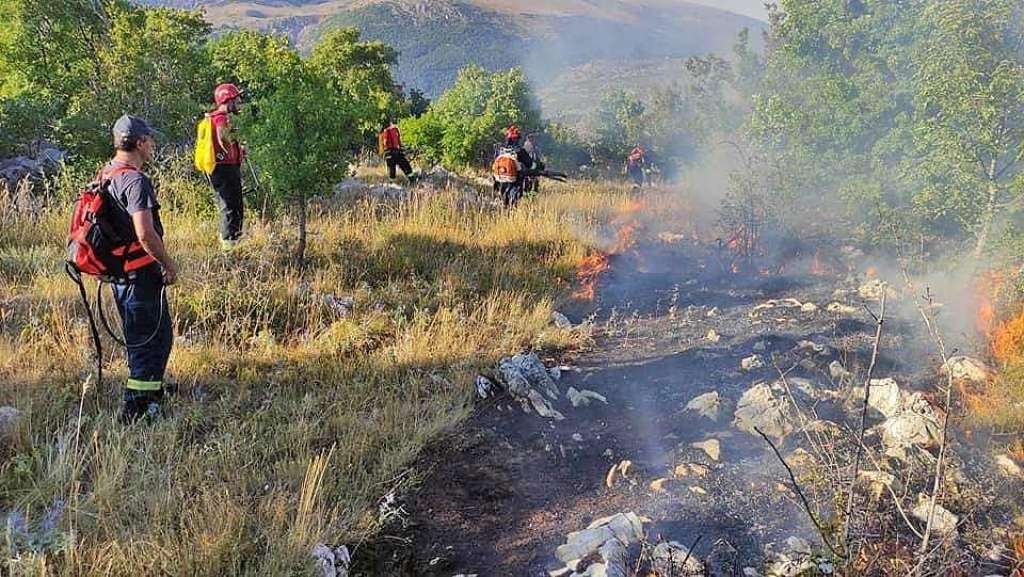 Vatrogasci iz HNK pomagali su i u gašenju velikog požara na Blidinju - Avaz