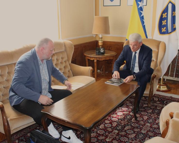 Džaferović u posjetu primio generalnog sekretara Košarkaškog saveza Bosne i Hercegovine