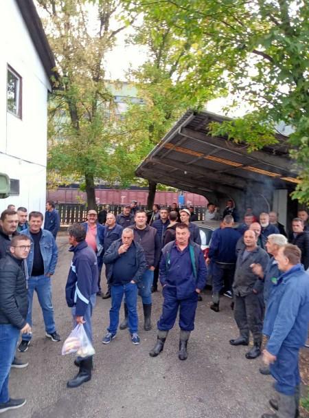 Rudari Federacije BiH održali štrajk upozorenja