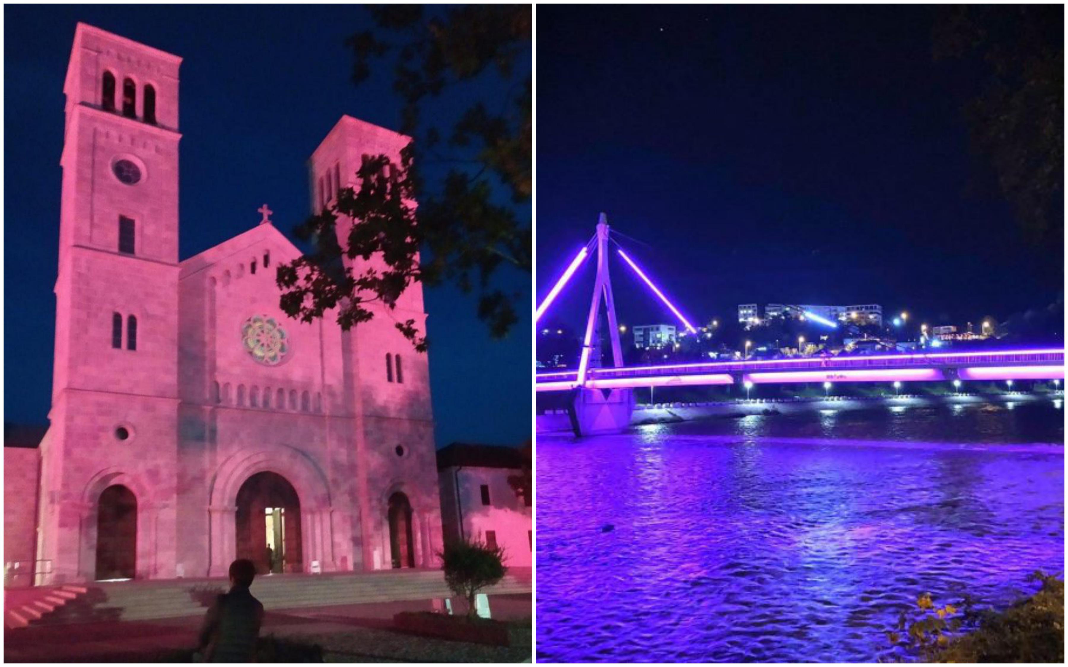 Građevine i objekti širom BiH osvijetljeni u ružičastu boju: Podrška oboljelima od karcinoma dojke