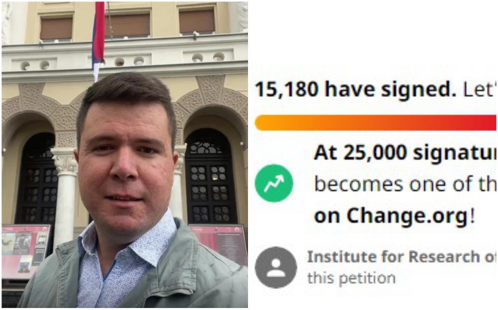 Peticiju protiv promocije filma o RS potpisalo više od 15.000 osoba