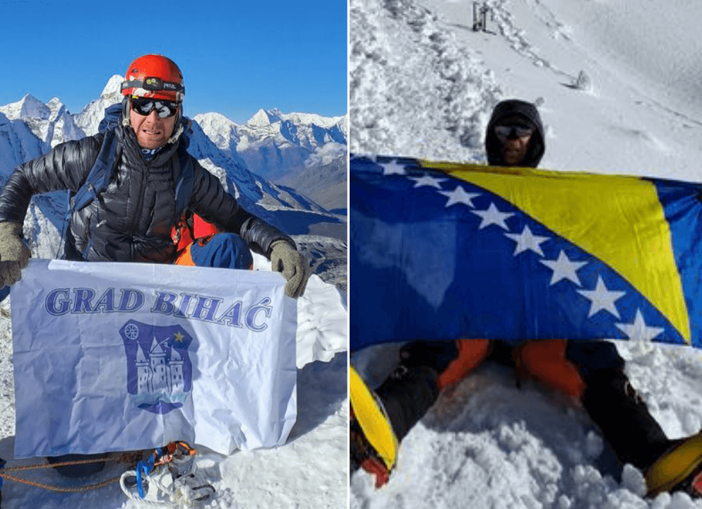 Jasmin Kličić osvojio vrh Island Peak: Bh. zastava se vijori Himalajima