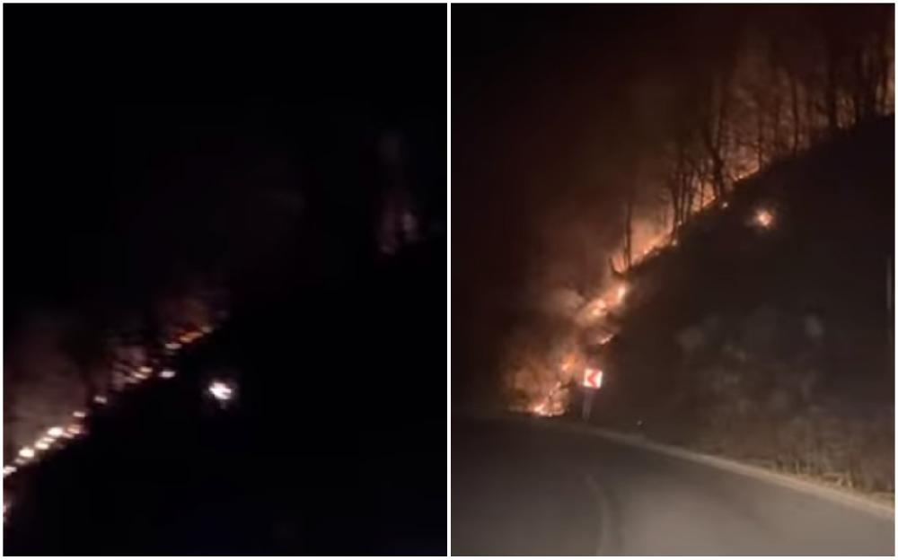 Požar u Gornjem Vakufu se proširio i na regionalni put