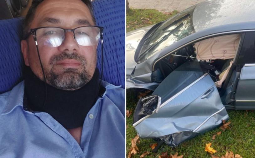 Admir Adžem nakon nesreće za "Avaz": Ostao sam živ, to je najvažnije
