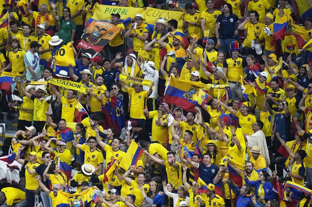 Navijači Ekvadora na tribinama Al Bajt stadiona - Avaz